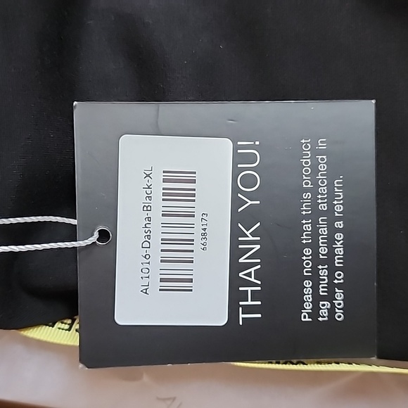 NWT Alieva Dasha Modern midi dress in black size xl - Picture 15 of 16